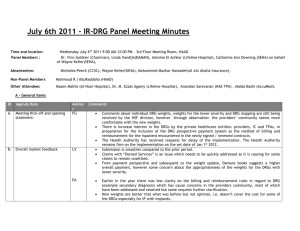 July 6th 2011 - IR-DRG Panel Meeting Minutes