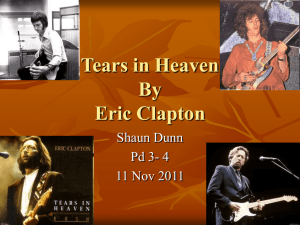 Tears in Heaven By Eric Clapton
