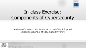 2015 GenCyber Cybersecurity Workshop