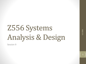 L545 Systems Analysis & Design