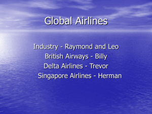 Global Airlines - Beedie School of Business