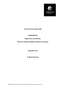 Terms of Reference - University of Newcastle