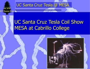 TESLA_MESA - SCIPP - University of California, Santa Cruz