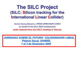SILC: Silicon tracking for the International Linear Collider