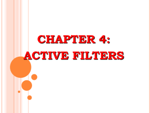 Chapter 4 - Active Filters