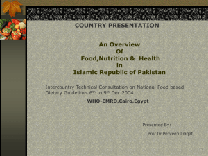country presentation - Allama Iqbal Open University