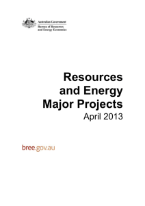 The Resources and Energy Major Projects (REMP) is a biannual