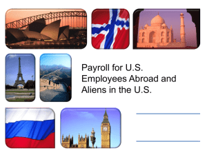 Taxation for US Citizens & Resident Aliens working in a foreign