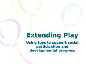 Extending Play - the Let's Play Projects!