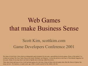 PowerPoint slides - Scott Kim — Puzzles, Ambigrams, Brain Games