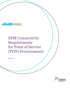 EHR Connectivity Requirements