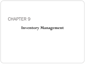 Inventory Management