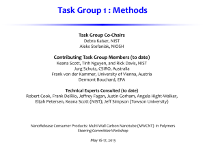 TG1 Methods Presentation (Debra Kaiser) May 2013 NR CP