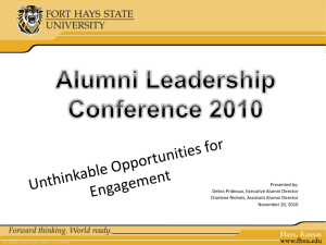 Launching a Chapter - Fort Hays State University