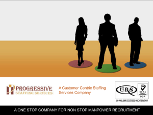 Diapositiva 1 - Progressive Staffing Services