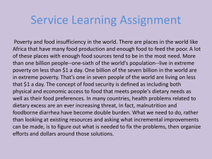 Service Learning Assignment