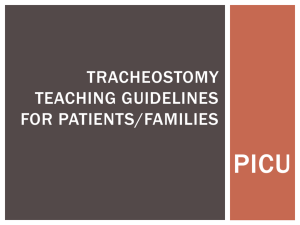 Tracheostomy Teaching Pathway