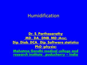 Humidification mgmc