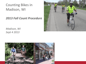 Why Count? - Wisconsin Bike Fed