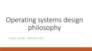 operating system design - IUST Personal Webpages