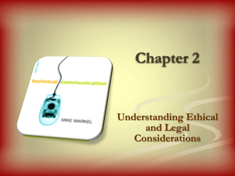 Understanding Ethical & Legal Considerations