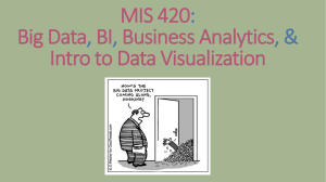 File - MIS 420: Business Intelligence and Analytics
