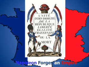 Napoleon Forges an Empire Edmund Burke's Prediction