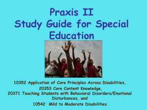 Praxis II - Grant County Schools