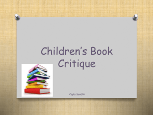 Children*s Book Critique