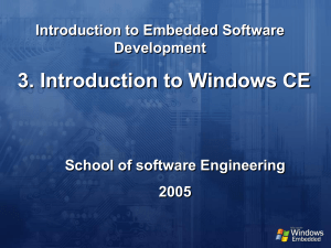 3.Introduction to Windows CE