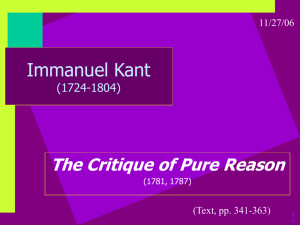 Immanuel Kant (1724