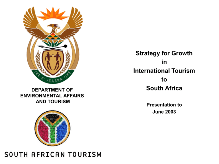 sa tourism strategy