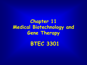 Chapter 11: Medical Biotechnology