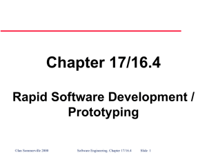 What is prototyping? - Department of Computer and Information