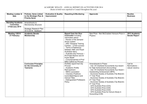 Academic Senate Annual Report [Word 78KB]