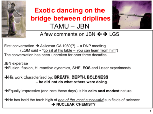 Exotic dancing on the bridge between driplines