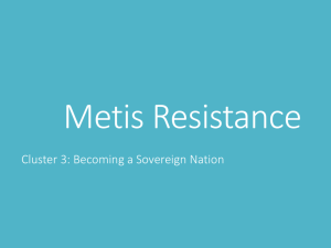 3.1 Métis Resistance Part 1