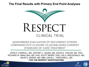 Slides - Clinical Trial Results