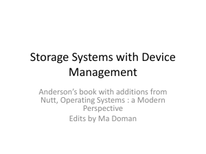 OSPP: Storage Systems