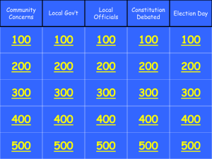 Jeopardy Template