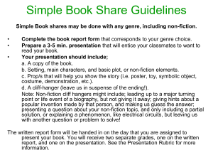 Simple Book Share Guidelines