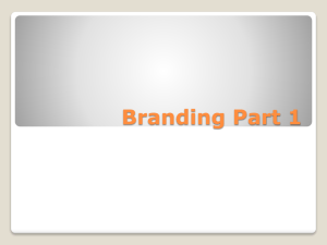 Branding Part 1 - marketinginsights