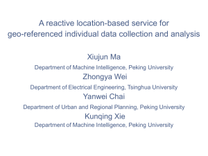 PowerPoint - Centre for China Urban and Regional Studies