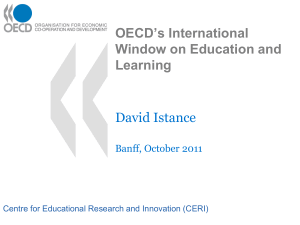 OECD's International Window on Education and Learning