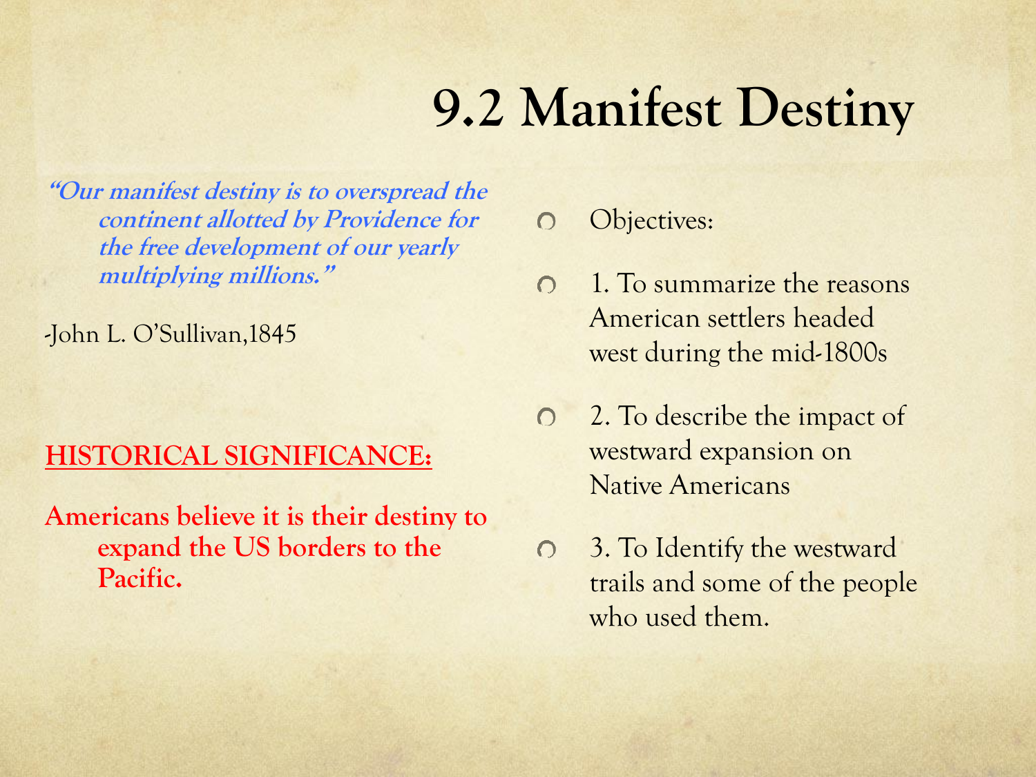 Реферат: Manifest Desiny Essay Research Paper Manifest DestinyManifest