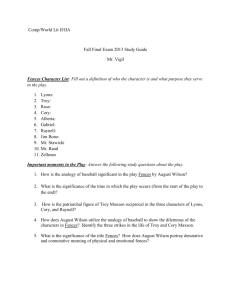 Comp/World Lit II/IIA Fall Final Exam 2013 Study Guide Mr. Vigil