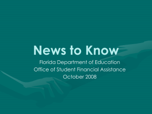 News to Know - Florida Department of Education