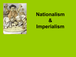Nationalism & Imperialism