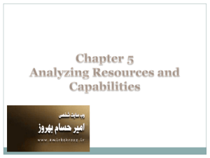 Chapter 5 Analyzing Resources and Capabilities