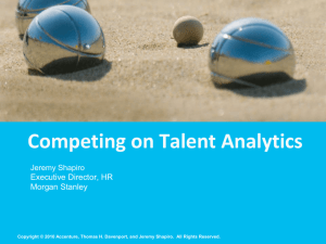 Analytics at Work - Staffing Management Association of Seattle